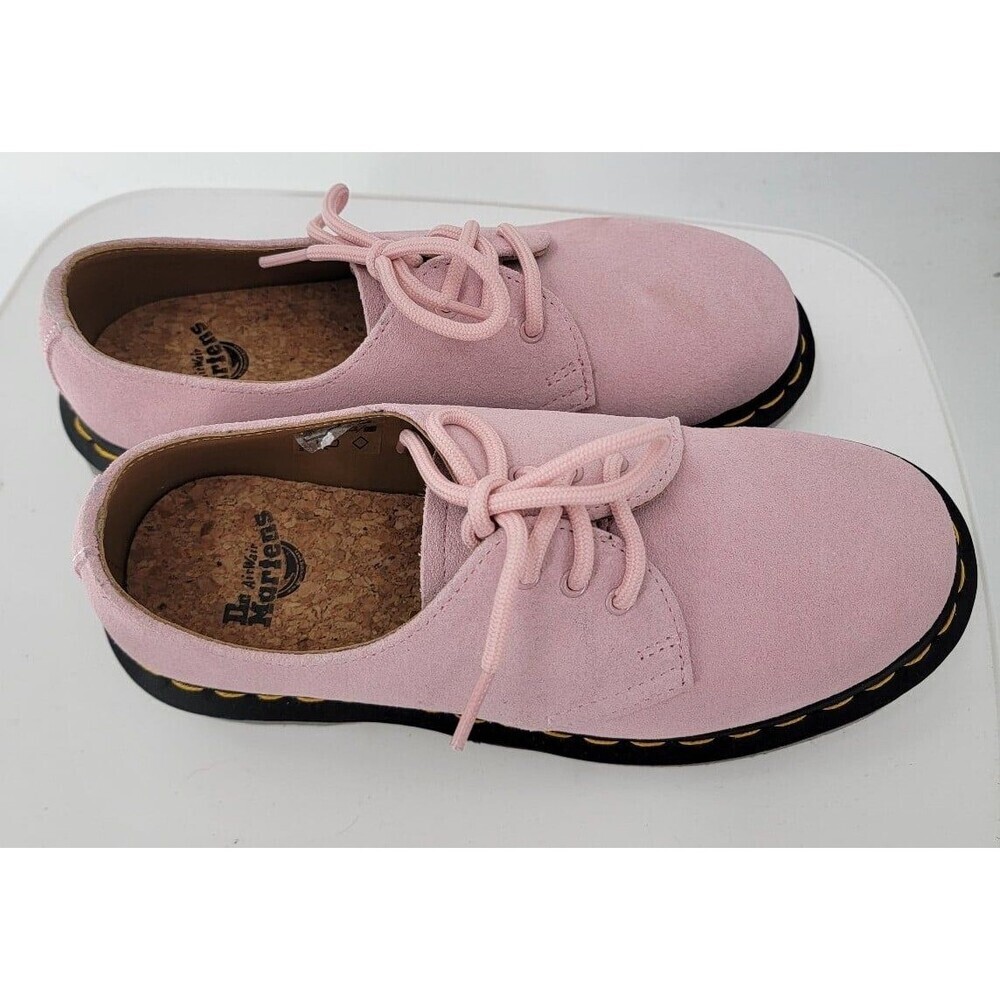 Dr Martens Iced Chald Oxford Suede Clear Bottoms - Picture 3 of 10